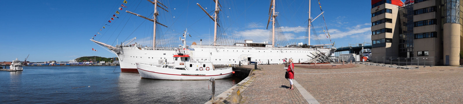 loď, loď, moře, voda, vozidlo, pobřeží, přístav, panoráma, dok, Marina, lodě, přístav, lillabommen, barkenviking, g teborgsoperan, dům opery, plavidlo, břeh řeky, gothenburgopera, stožár, vodní, rybářské plavidlo