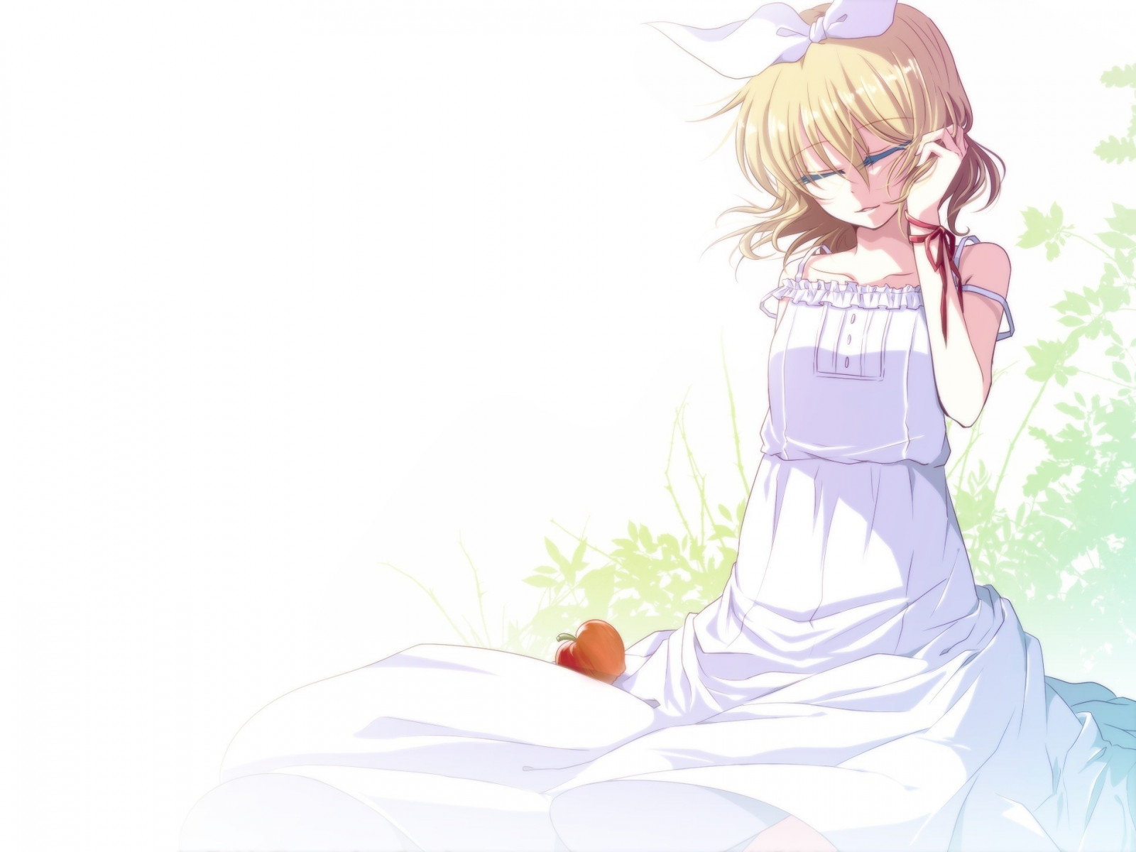 tegning, illustration, anime, tegneserie, Vocaloid, Kagamine Rin, skitse, mangaka