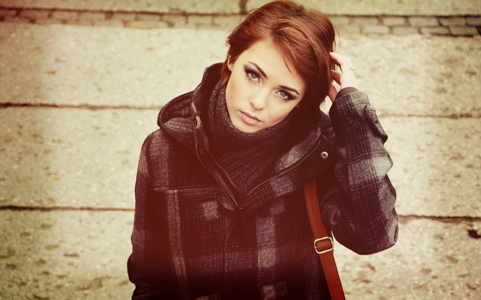 2560x1600 px, Lana Branishti, redhead, women