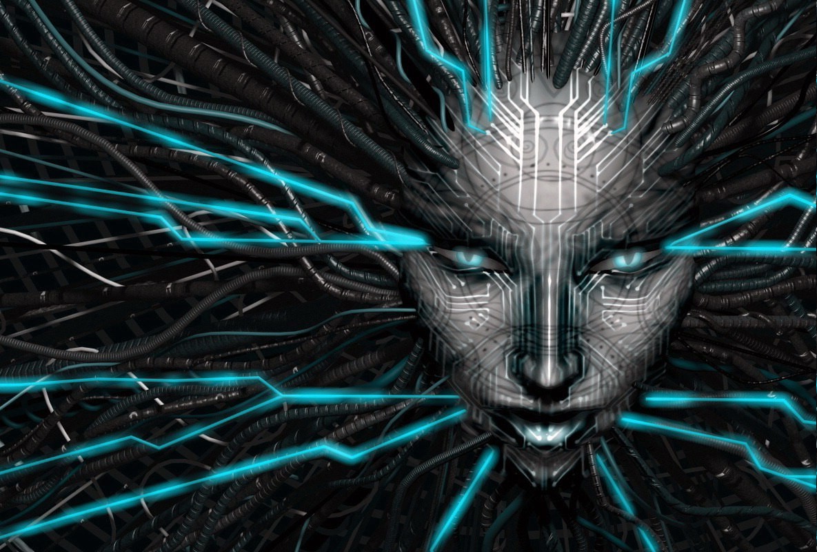 Computer Shock Face Wallpaper : face, illustration, video games, symmetry, wires, System ...