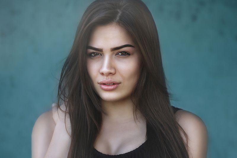 tvář, ženy, model, portrét, dlouhé vlasy, fotografování tvář, ženy, model, portrét, dlouhé vlasy, fotografování