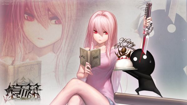1920x1080 px,anime,B,bangs,blood,books