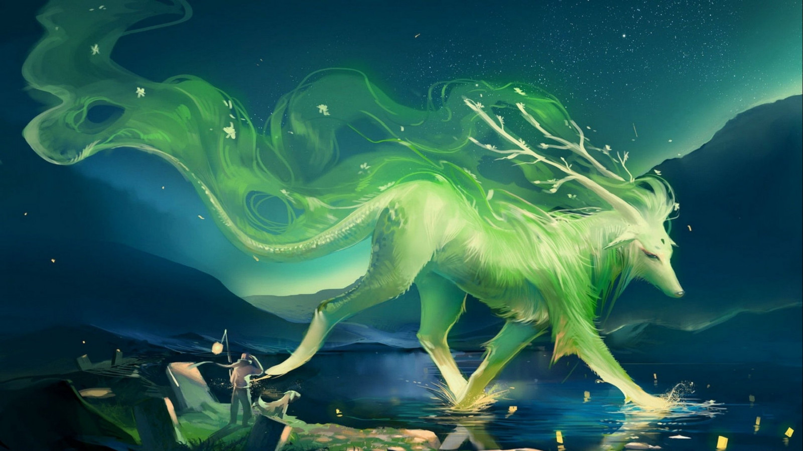 2560x1440 px, KUNST, kunstverk, skapning, fantasi, monster
