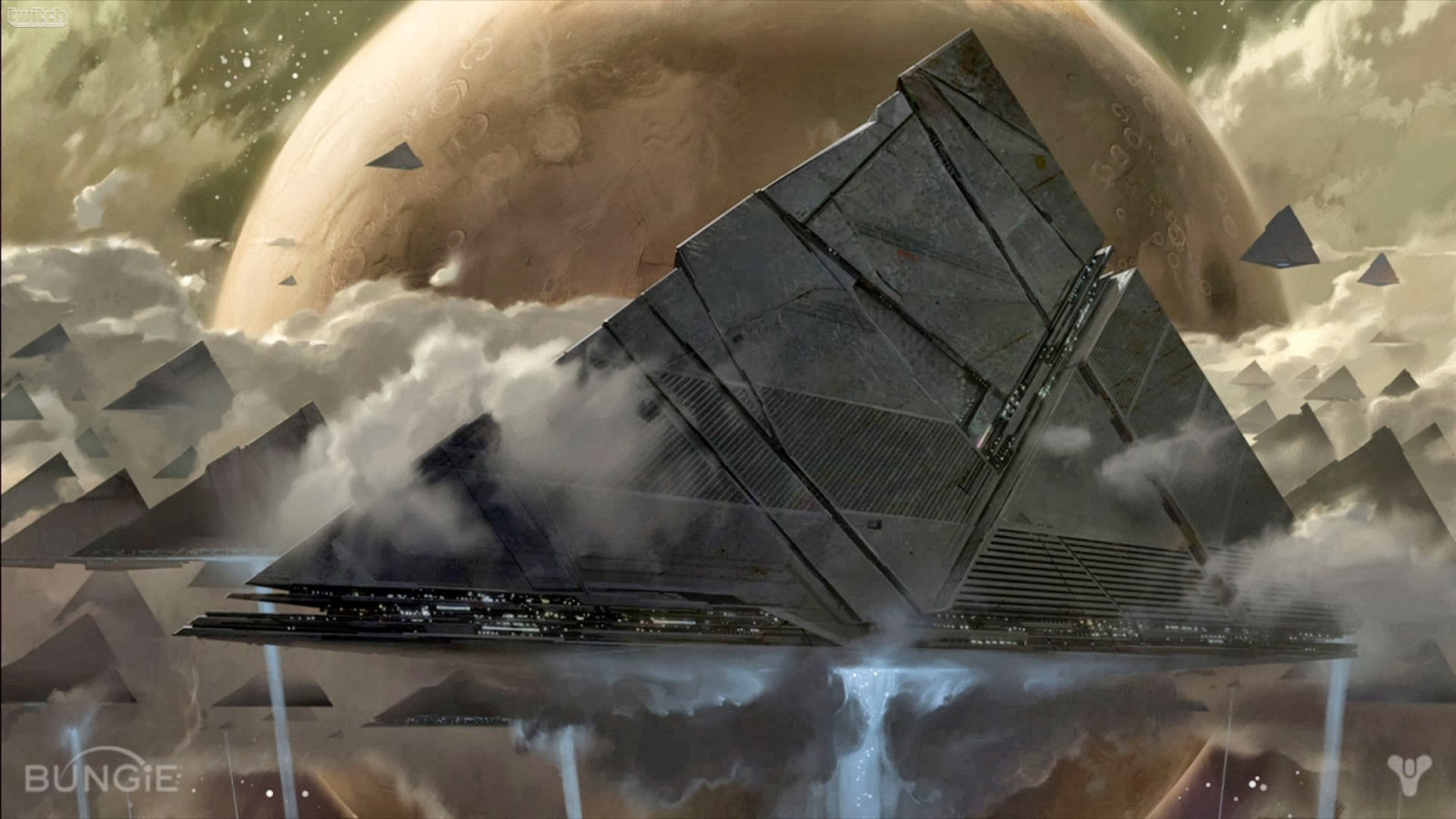 digitální umění, videohry, prostor, odraz, vozidlo, Osud videohry, sci-fi, Bungie, Snímek obrazovky, Atmosféra Země