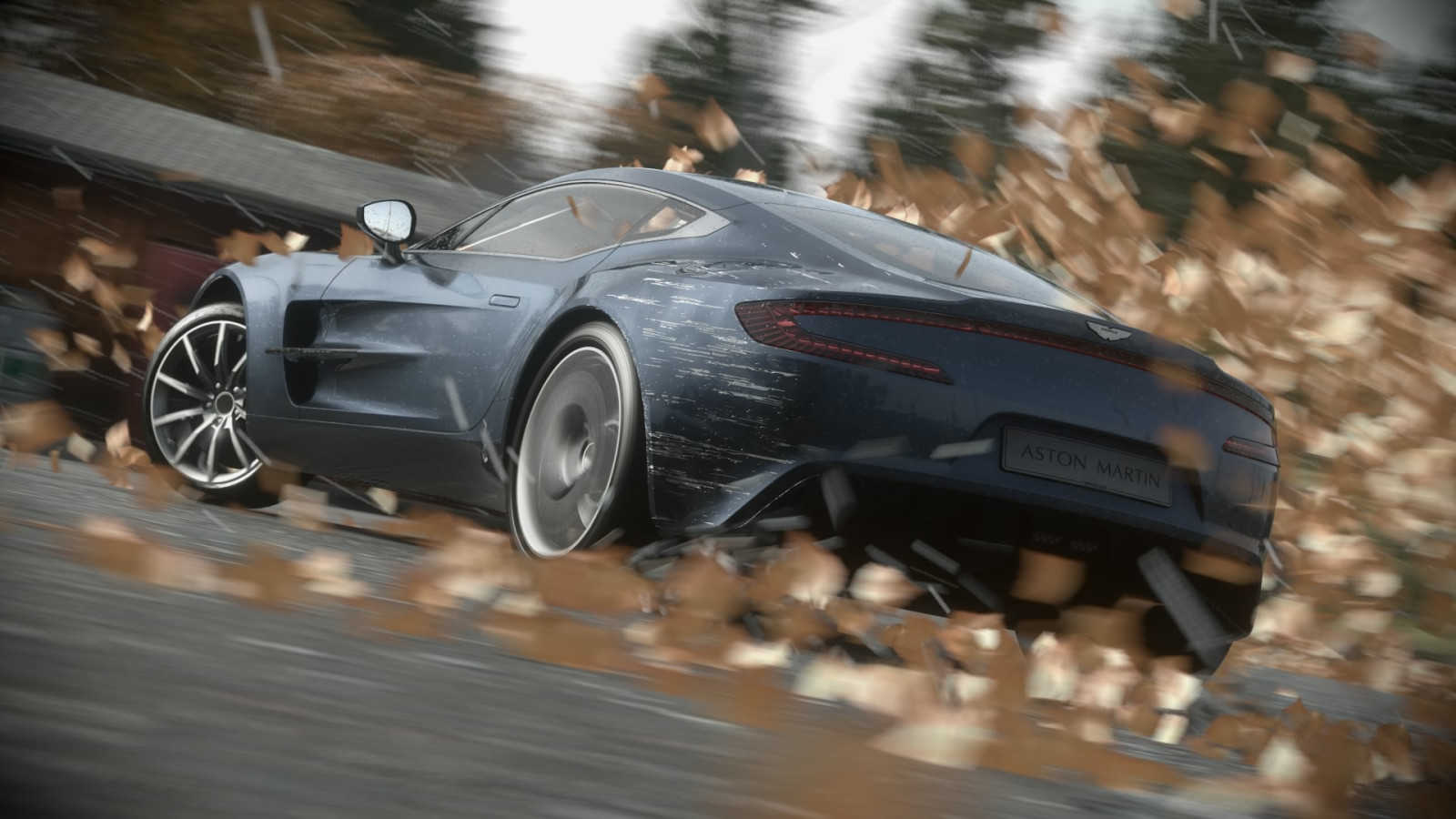 blå, efterår, vinter, sne, spille, blade, bil, regn, vejr, Norge, en, automobil, kørsel, martin, væddeløb, Virtual, skade, Chauffør, form, PlayStation, 77, superbil, aston, racer, elegance, PS4, one77, Driveclub
