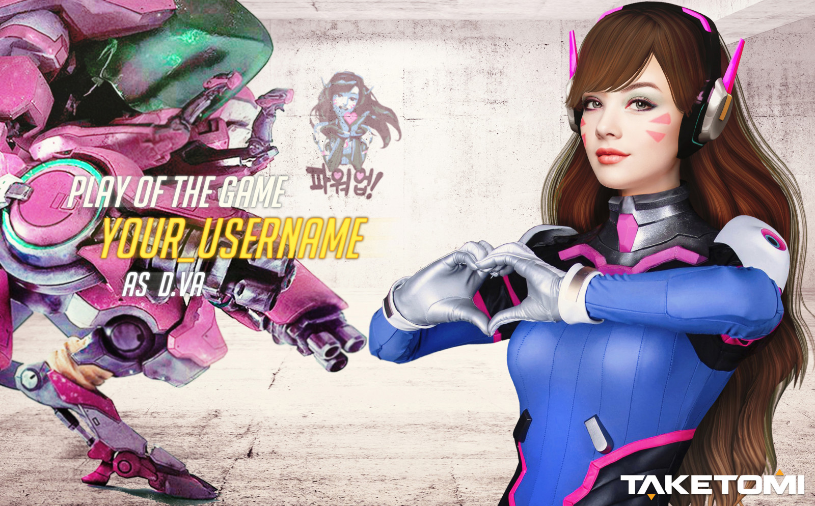 Taketomi, seconda vita, Overwatch, DVA, playofthegamememe, nerfthis, salone, capelli