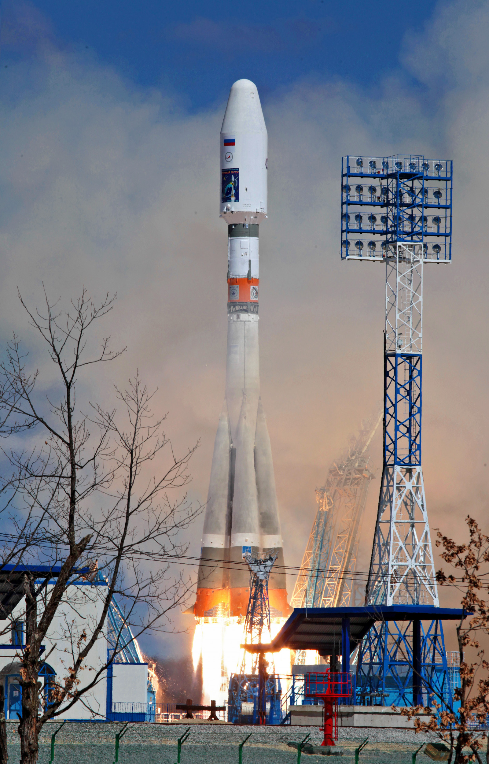 vozidlo, mrakodrap, věž, raketa, elektřina, Soyuz, Roscosmos, Kosmodrom Vostočnyj, mezník, kosmická loď, Atmosféra Země