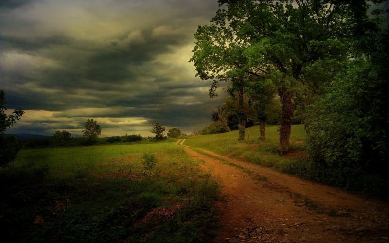 1920x1200 px, Prašná silnice, krajina, Příroda, mraky, tráva 1920x1200 px, Prašná silnice, krajina, Příroda, mraky, tráva