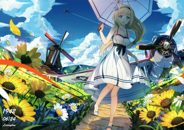 2000x1414 px,anime,anime girls,Summer Saint Claire