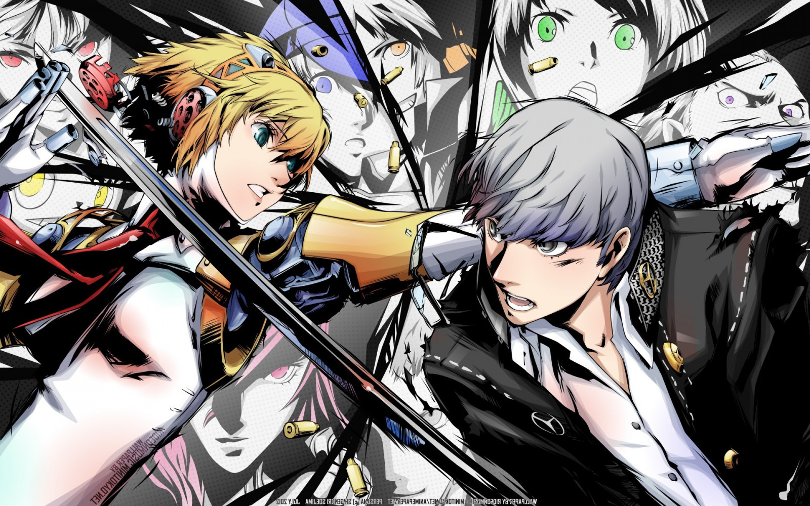 computerspil, anime, Persona-serien, Narukami Yuu, Persona 4, tegneserier, Aigis, 1920x1200 px, mangaka, tegneserier kunstner, tegneserie