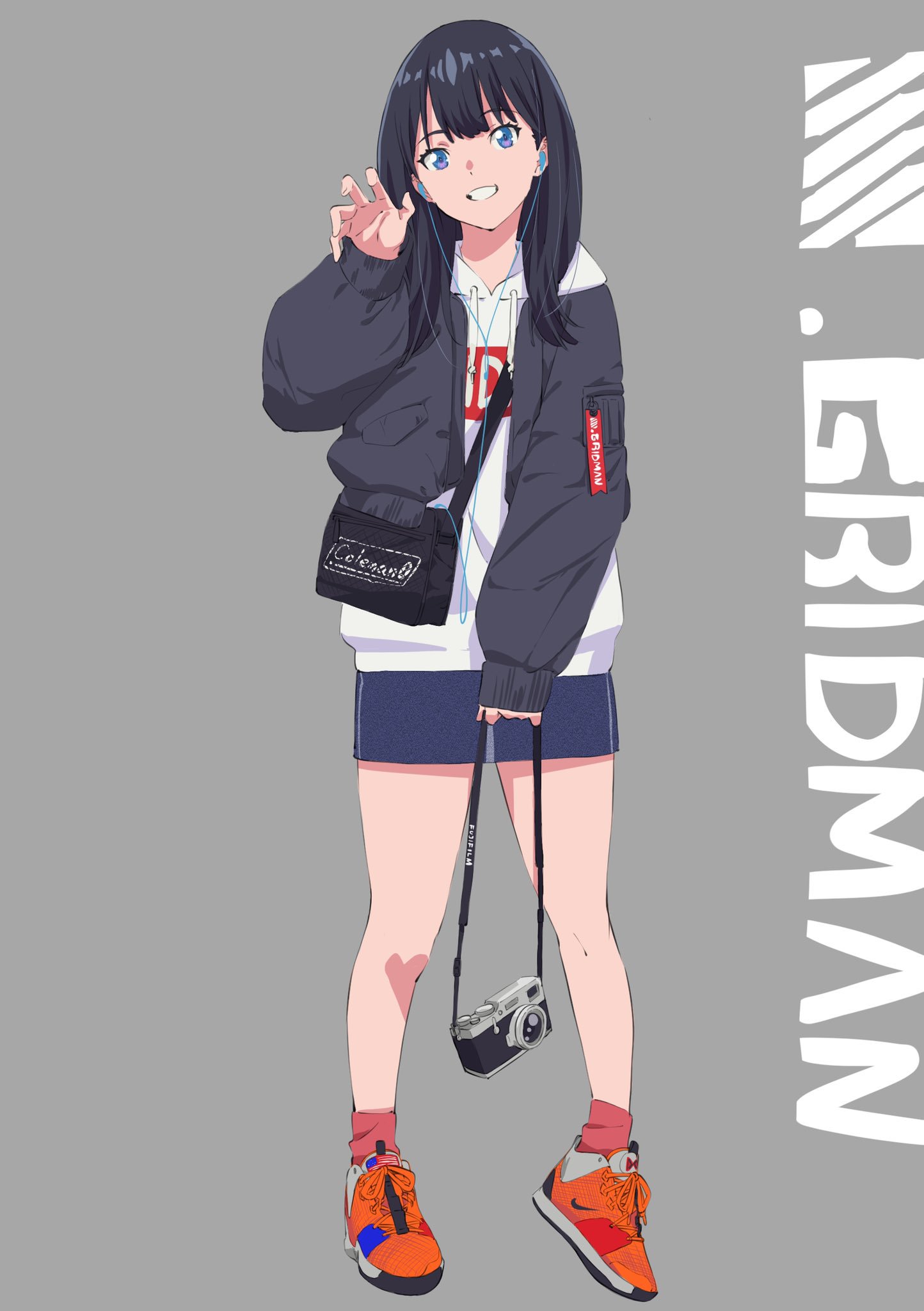 Wallpaper : anime girls, SSSS GRIDMAN, Takarada Rikka 1444x2048 ...