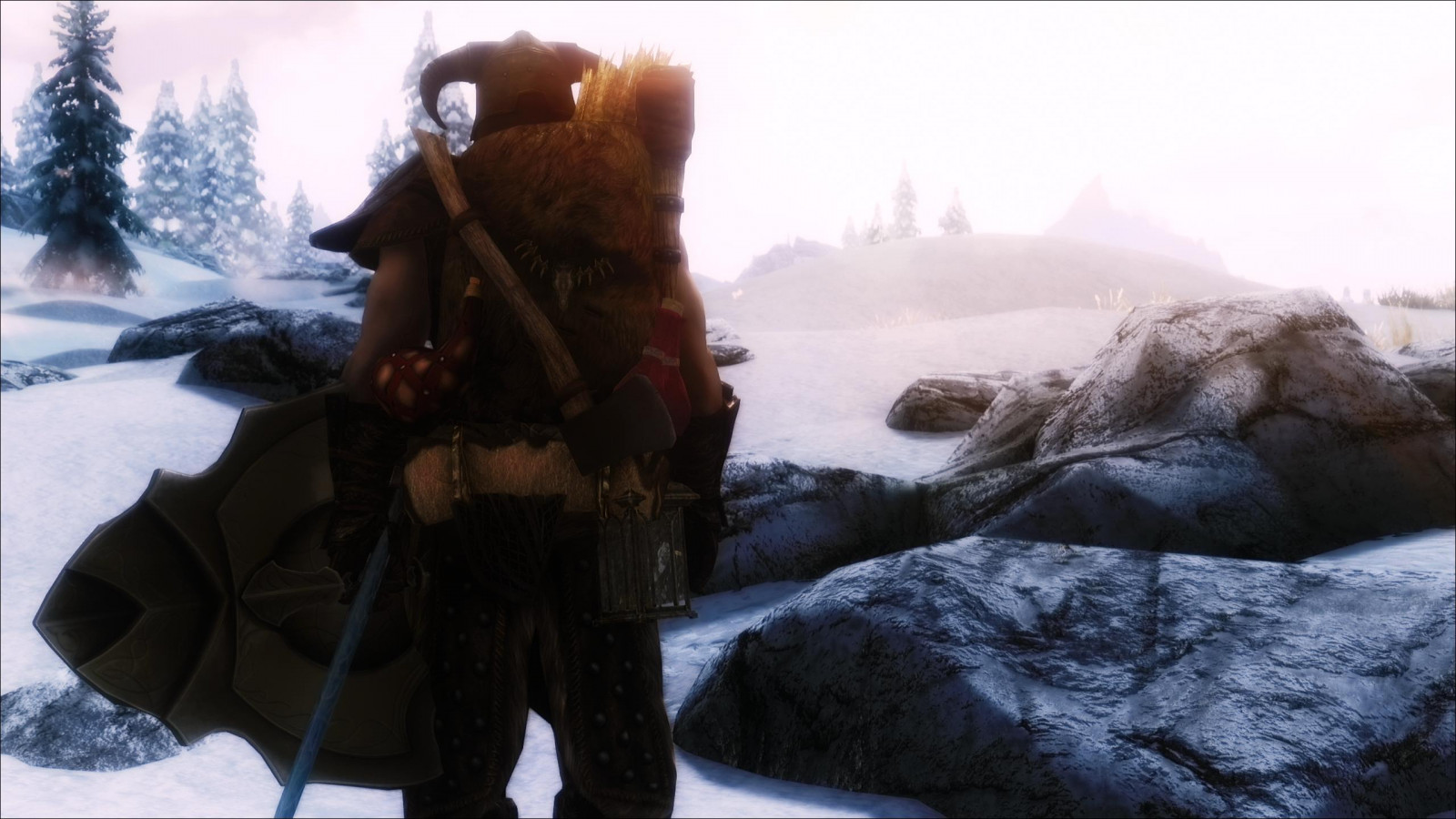 belysning, landskap, pics, naturskön, skärmbilder, gaming, fantasi, RPG, screencap, tes, ENB, theelderscrolls, Dragon, skyrim, tesv, The Elder Scrolls V: Skyrim, Dovahkiin, screenarchery, skyrimmods, grimwinterenb, grimwinterredux