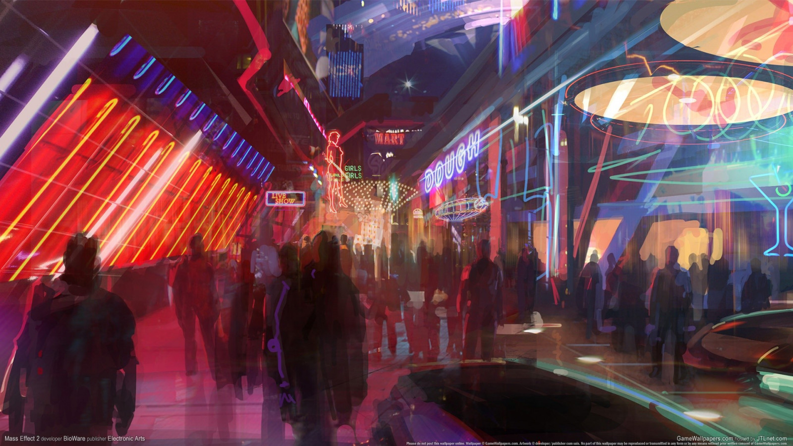 Effetto di massa, notte, colore, palcoscenico, folla, discoteca