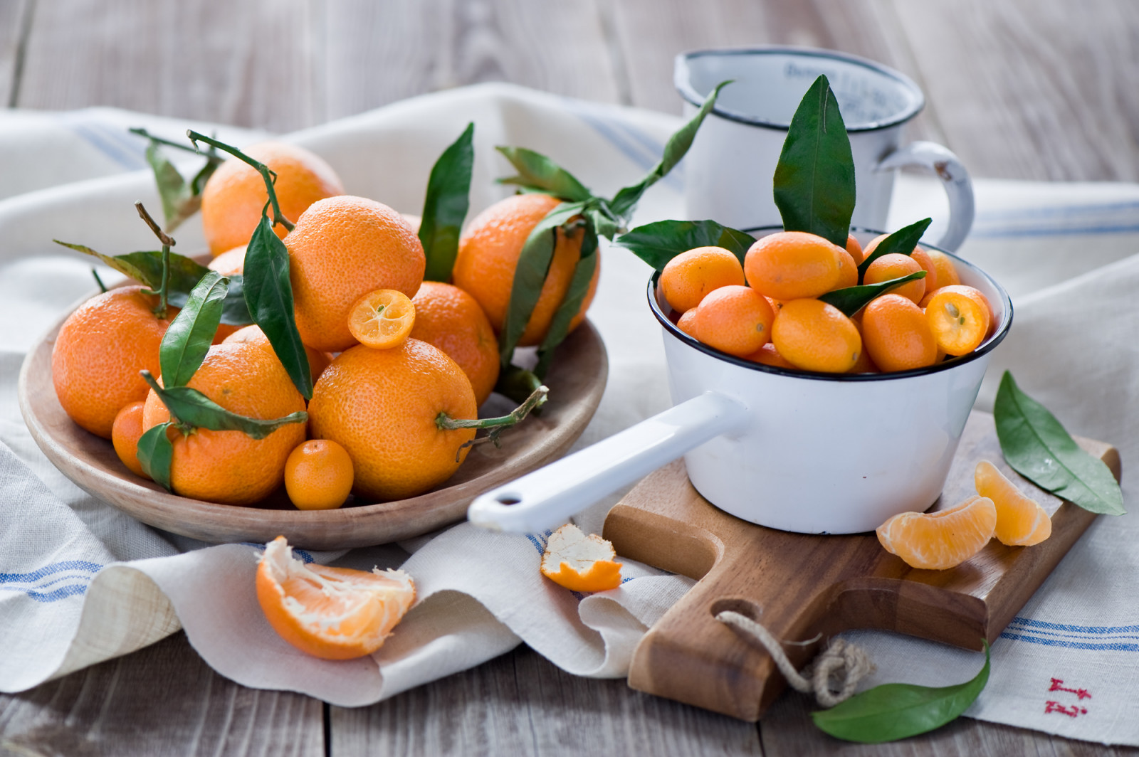 Wallpaper food, fruit, tangerine, breakfast, Clementine, meal