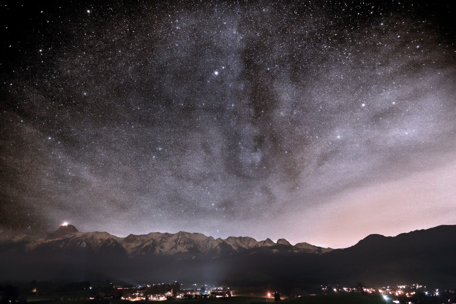 landskab, nat, galakse, sne, stjerner, Mælkevejen, atmosfære, Schweiz, spiralgalakse, astronomi, nightscape, nattehimmel, vej, nightphotography, mælkeagtig, NightShot, highiso, ydre rum, himmellegeme, ch, stjerneklar, europeatnight, wattenwil, astroscape, panocturne