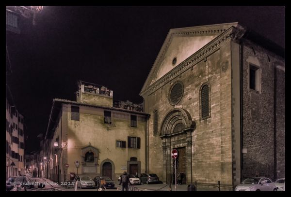 night, city, street, architecture, house, Firenze