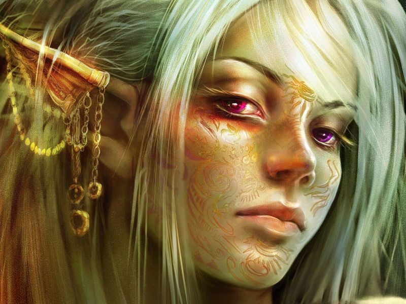 tvář, portrét, fantasy umění, umělecká díla, vlasy, kůže tvář, portrét, fantasy umění, umělecká díla, vlasy, kůže