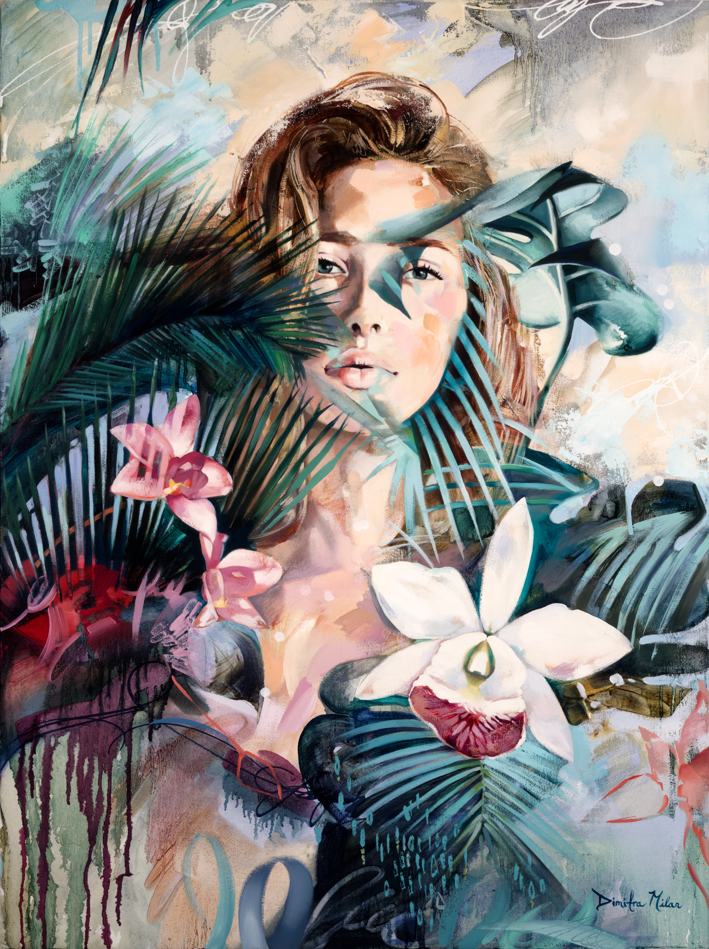 Dimitra Milan, la pittura