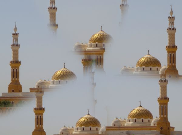 architecture, mosque, temple, building, artwork, tower