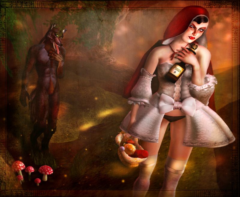 狼,悪魔,神話,アート,SL,セカンドライフ