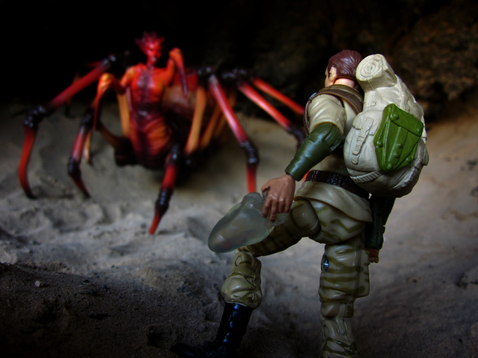 hračky, tma, krab, toyphotography, akční figurka, organismus, Decapoda, GIJOE, HASBRO, doktor kdo, Adventureteam, Recondo, Empressofracnoss, Perrinebridgehellmouth