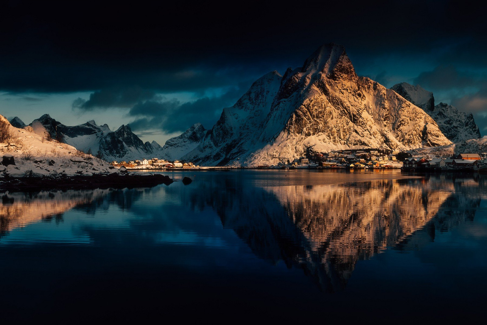 Wallpaper : 1800x1200 px, Lofoten, mountains, Norway 1800x1200