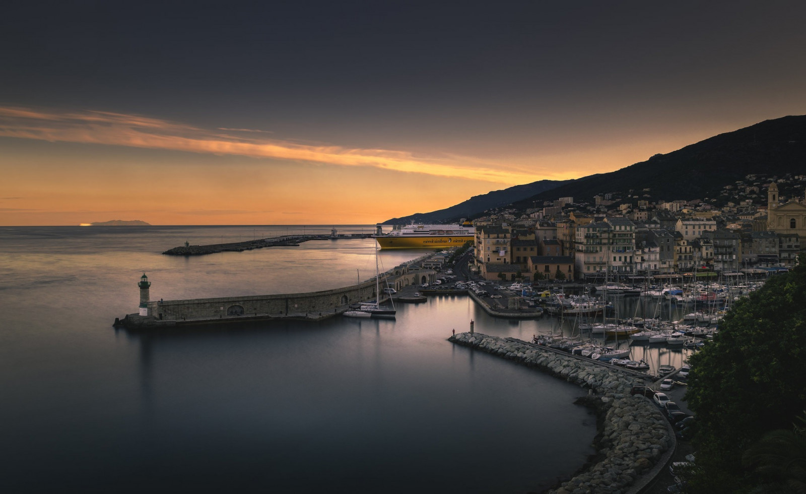 landskab, solnedgang, hav, Bugt, afspejling, solopgang, aften, morgen, kyst, flod, horisont, skumring, Sky, daggry, atmosfærisk fænomen, 2048x1255 px