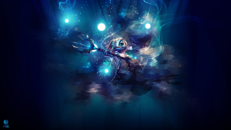 prostor, League of Legends, Pod vodou, vesmír, světlo, tma prostor, League of Legends, Pod vodou, vesmír, světlo, tma
