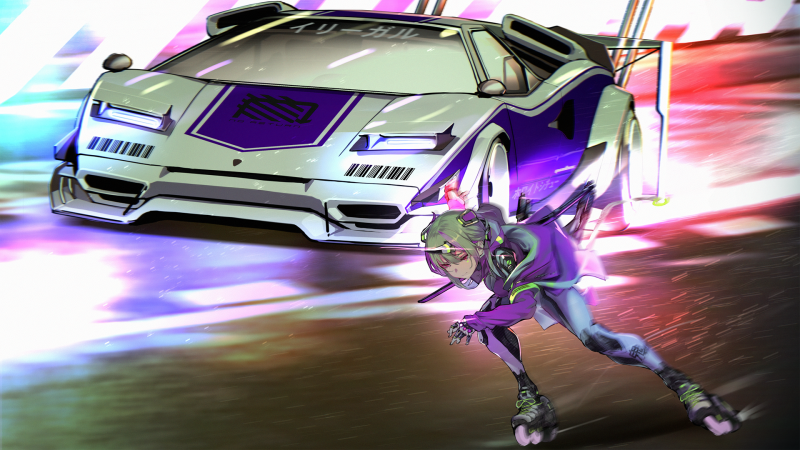 skaten,auto,Lamborghini Countach
