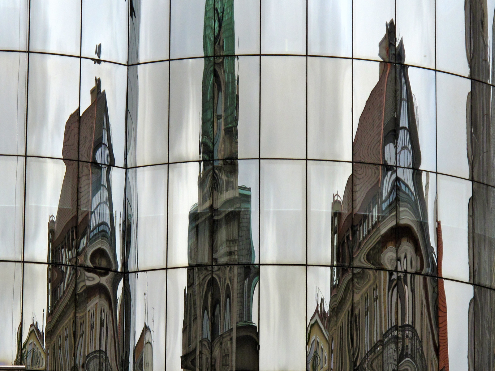 Vídeň, wien, Okna, odraz, budova, čáry, Rakousko, reflet, vienne, Autriche, lignes, Fenérech