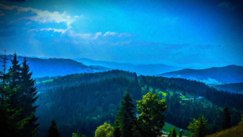 2800x1575 px, umělecká díla, krajina, Příroda, les, malování 2800x1575 px, umělecká díla, krajina, Příroda, les, malování