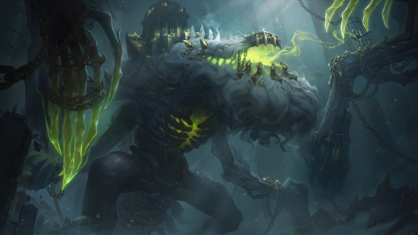 Fondos de pantalla : Broken Covenant League of Legends, Cho Gath League ...
