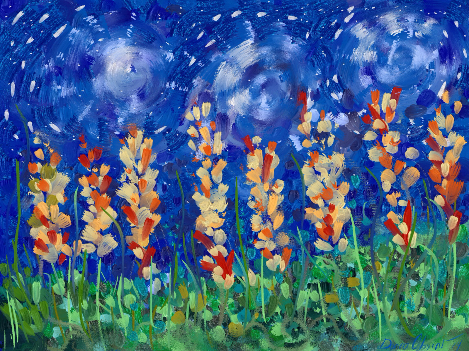 Wallpaper painting, ART, digitalart, artset, iPad, abstract, donnacoburn, app, artworks