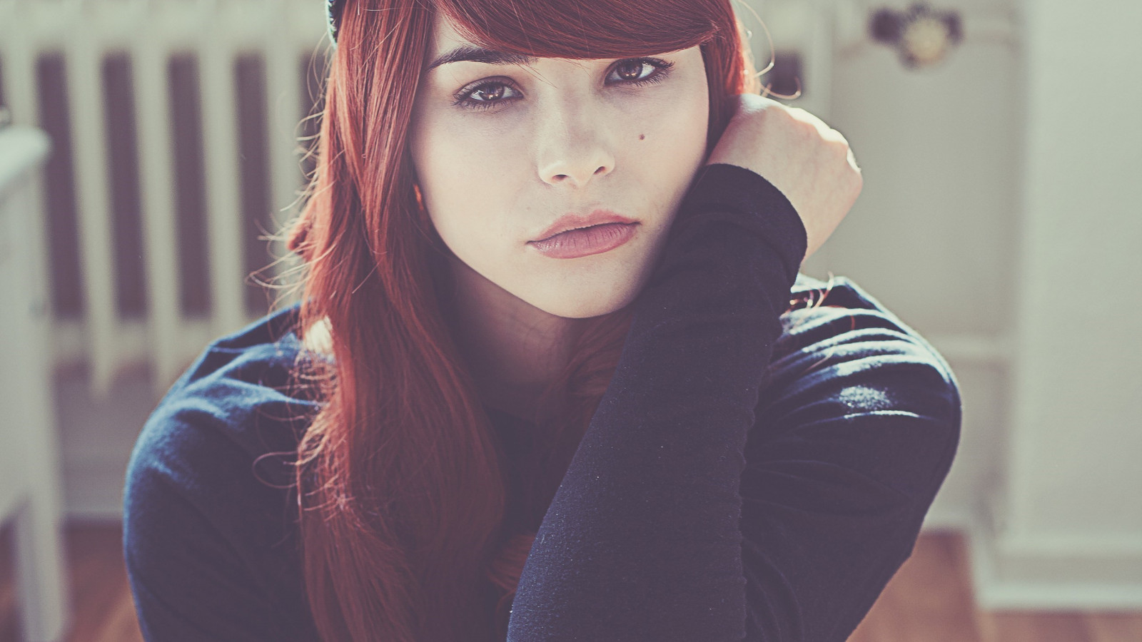 tvář, ženy, ryšavý, model, portrét, brýle, fotografování, móda, vlasy, čtecí hlava, Osoba, kůže, hlava, Julia Coldfront, barva, dívka, krása, usměj se, oko, žena, dáma, fotografie, účes, 2560x1440 px, portrétní fotografie, focení, hnědé vlasy, mimika