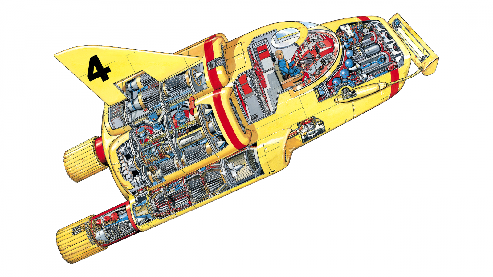 Thunderbirds, výkres, televizní seriál