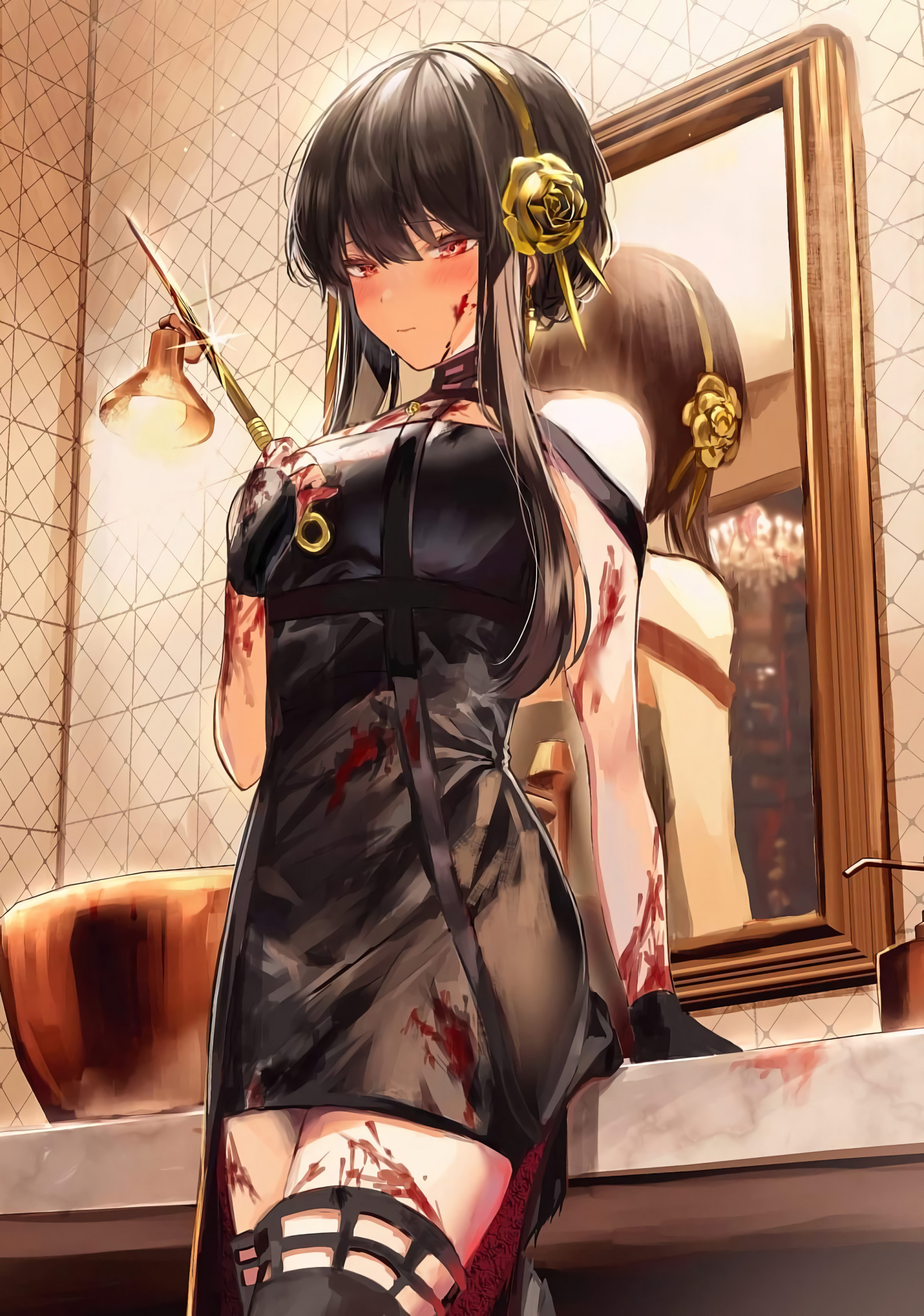 Wallpaper : Yor Forger, Spy x Family, anime girls, fan art 2106x3000
