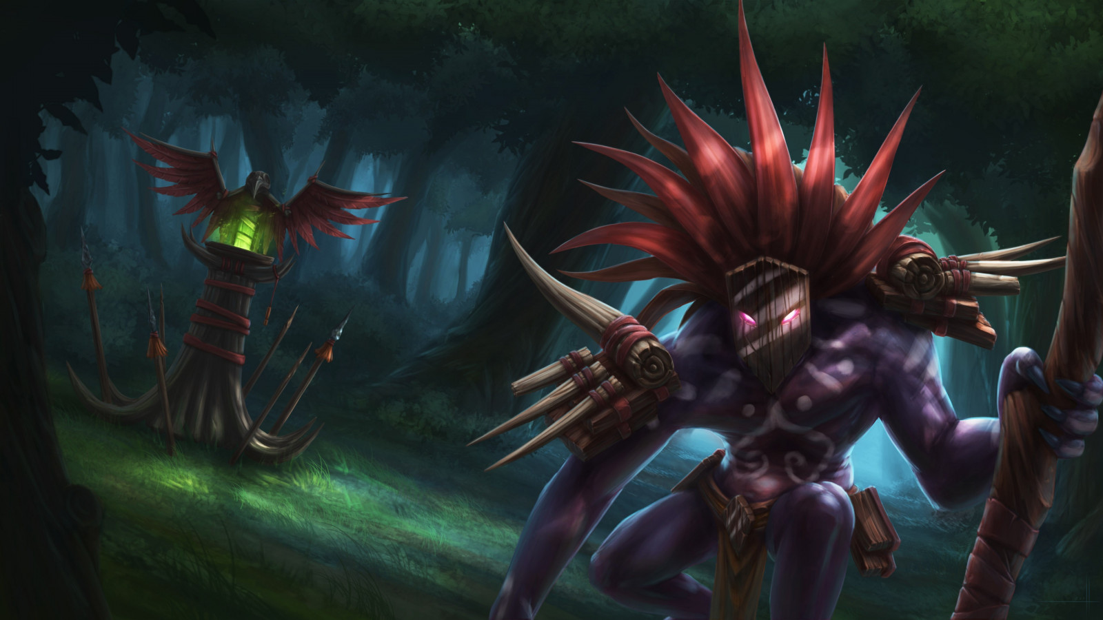 3840x2160 px, DotA, Dota, Dota 2, Ventil, Valve Corporation, Witch Doctor charakter