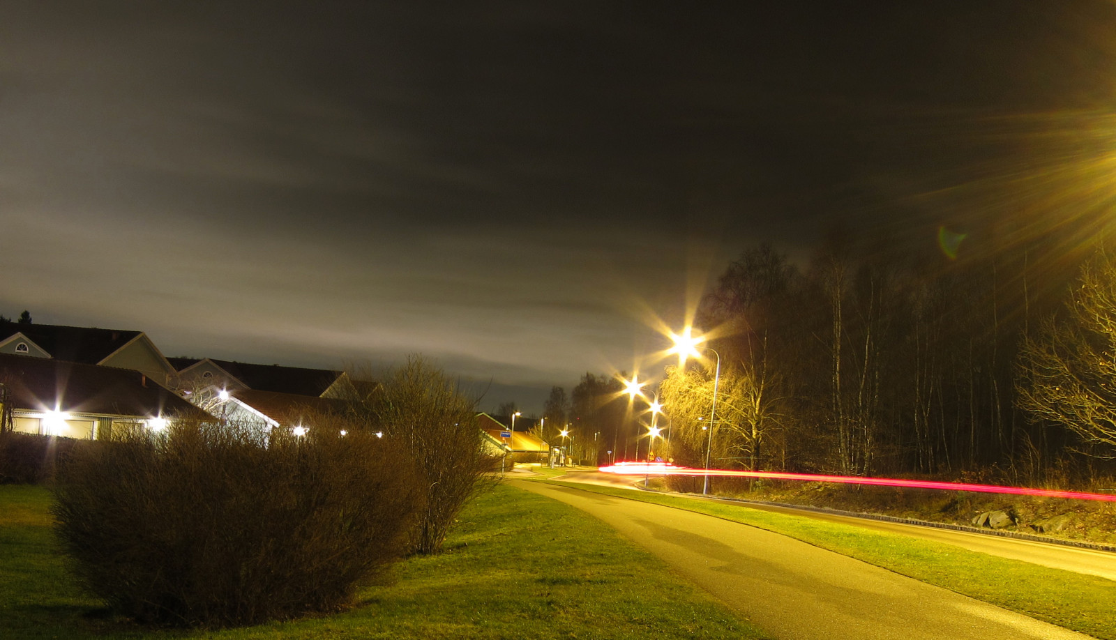 Wallpaper gothenburg, lighttrails, slowshutterspeed