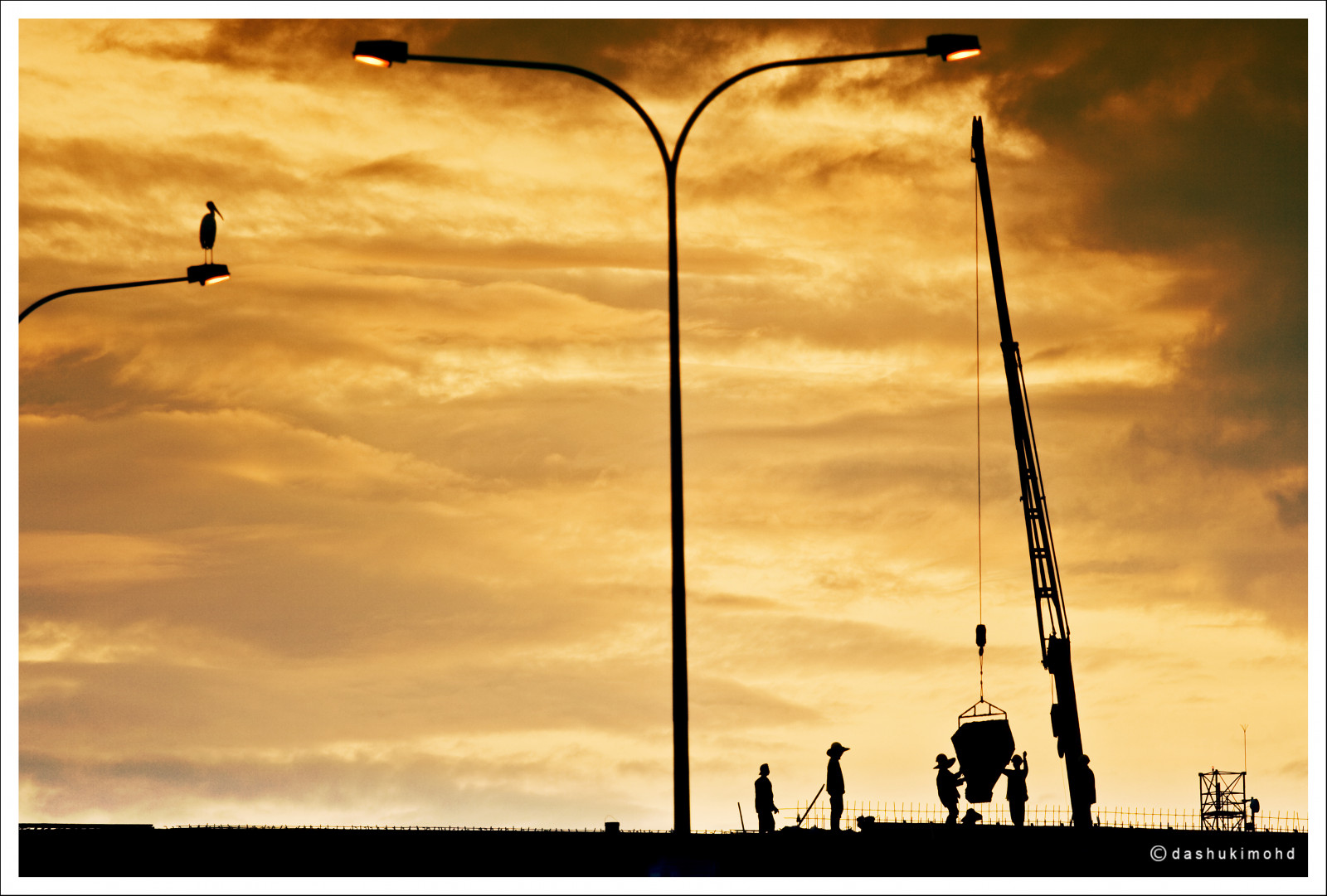 krajina, světla, lidé, západ slunce, Příroda, nebe, silueta, mraky, panoráma, večer, horizont, Malajsie, Dálnice, čáp, čára, anawesomeshot, abigfave, diamondclassphotographer, flickrdiamond, canon400d, canonef70200mmf4lisusm, Selangor, awe2020, hulukelang
