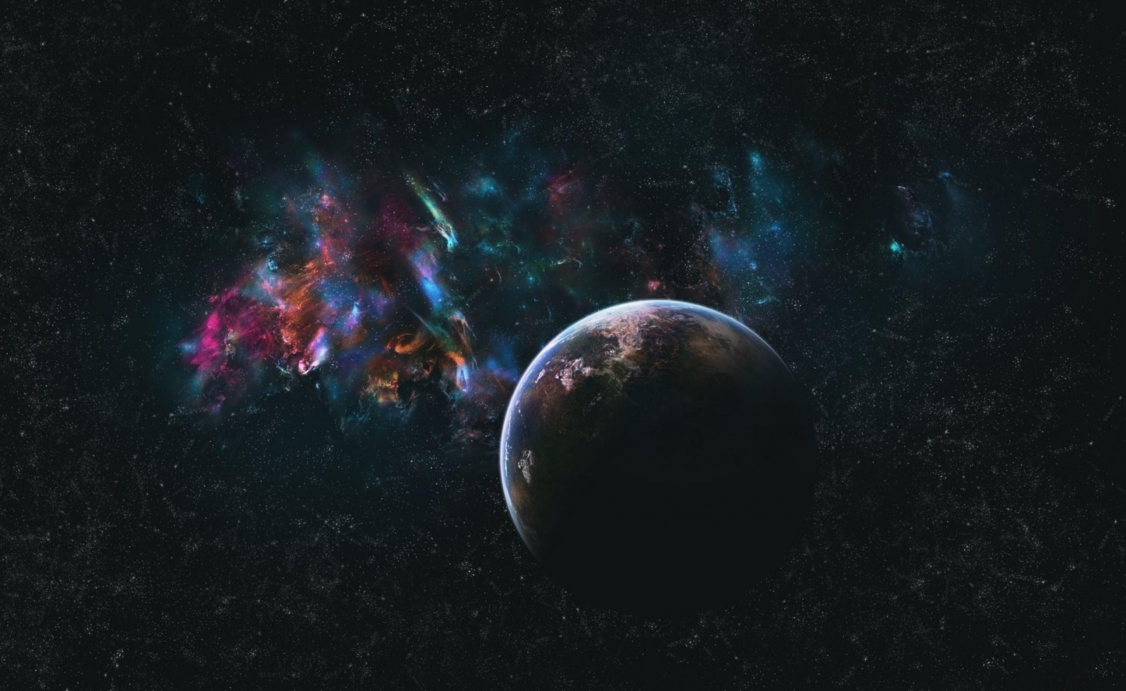 digital art, planet, space, Earth, nebula, atmosphere, universe, astronomy, darkness, screenshot, computer wallpaper, outer space, astronomical object