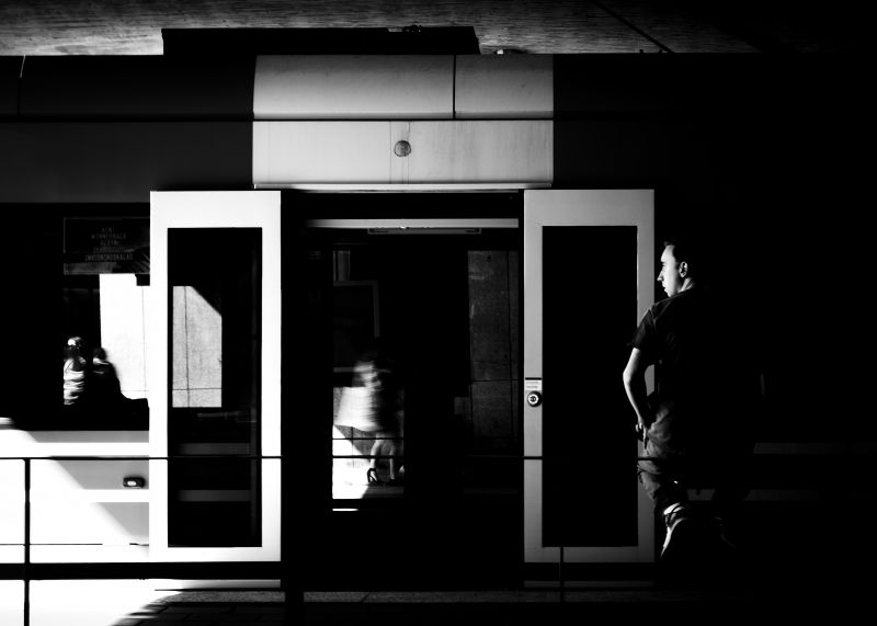 černobílý, Černá, Černý a bílý, monochromatické fotografování, fotografování, tma