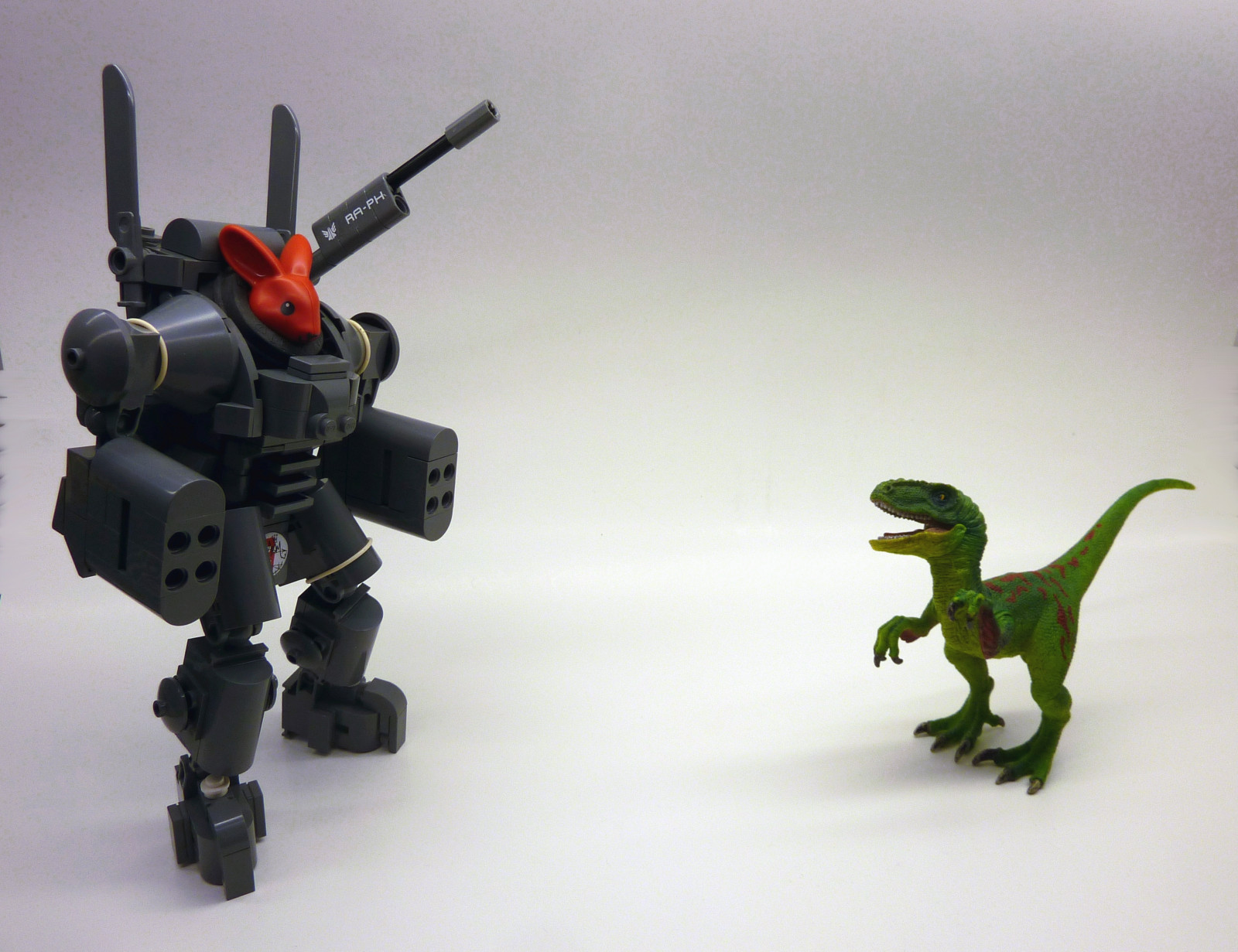 Králíček, válka, LEGO, fantazie, raptor, zbraň, Budoucnost, scifi, VS, mecha, Mech, duplo, moc, hardsuit