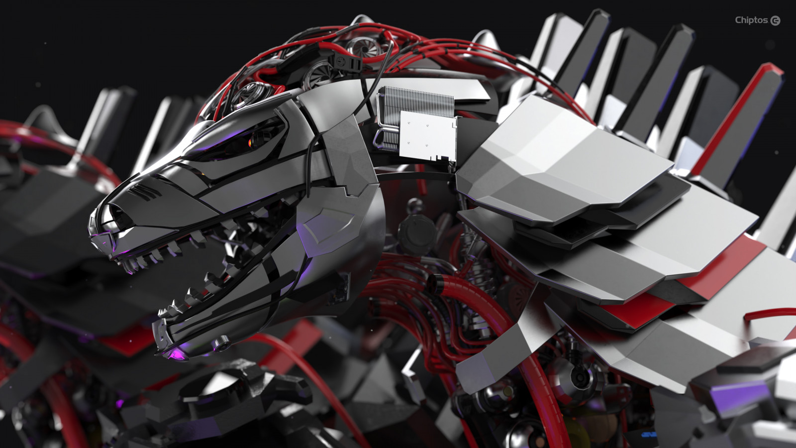 robot, Mech Animals, Mechagodzilla, Godzilla, PC herní, Pc build, digitální umění