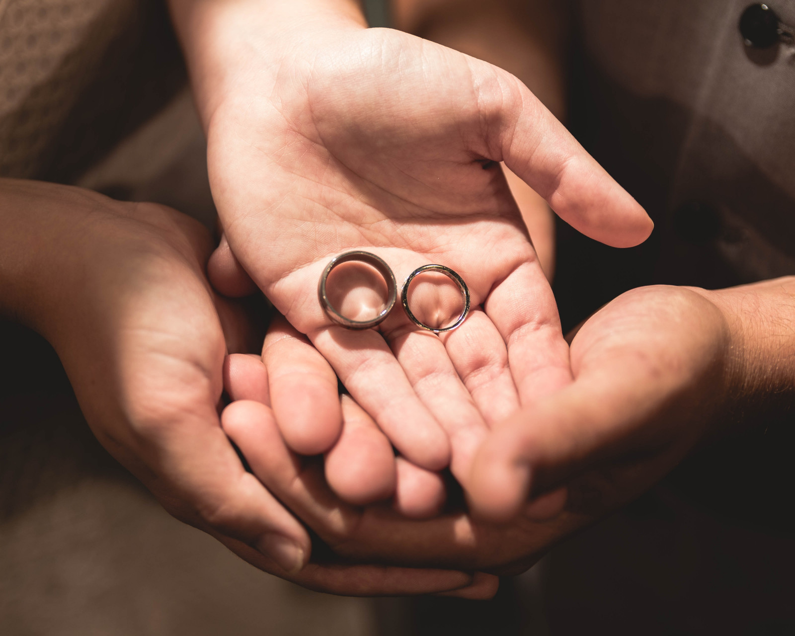 hands, rings, love, betrothal