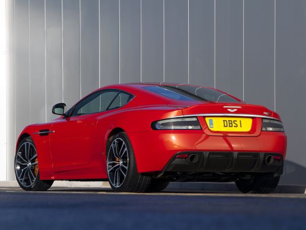 Aston Martin,2011,rear view,DBS,red,car