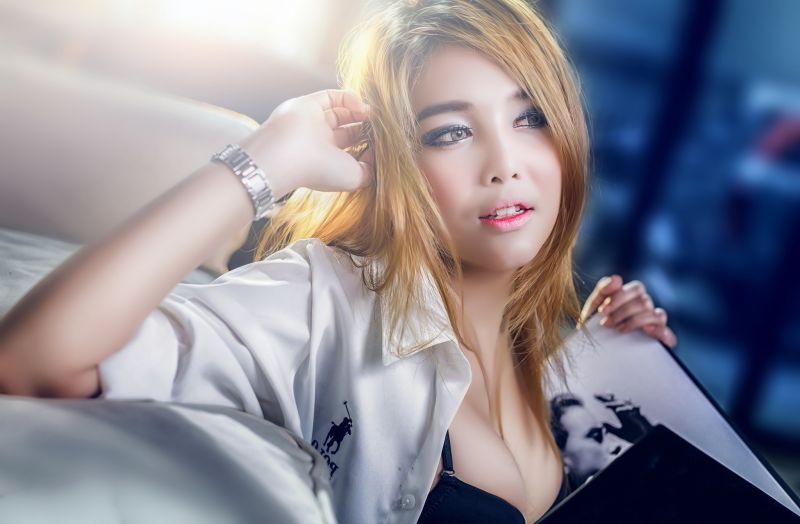 wanita, model, potret, rambut panjang, Asia, fotografi wanita, model, potret, rambut panjang, Asia, fotografi