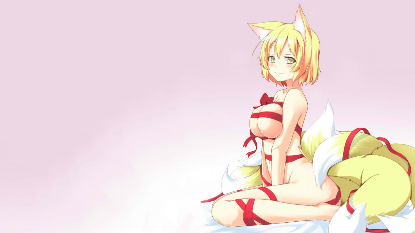 ilustrace, anime, při pohledu na diváka, Touhou, velká prsa, fox dívka, kreslená pohádka, Kitsunemimi, Yakumo Ran, mangaka