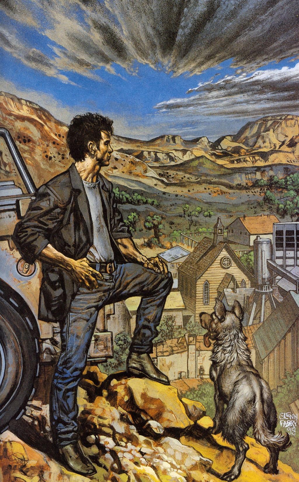 Malerei, Mythologie, Glenn Fabry, Prediger, Garth Ennis, Steve Dillon, KUNST, Bildschirmfoto