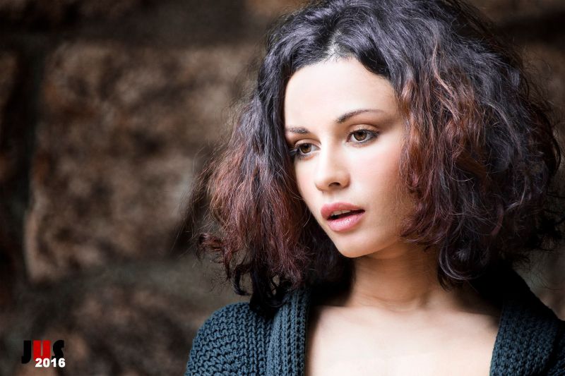Javier Ullastres,wanita,model,si rambut coklat,menghadapi,memalingkan muka
