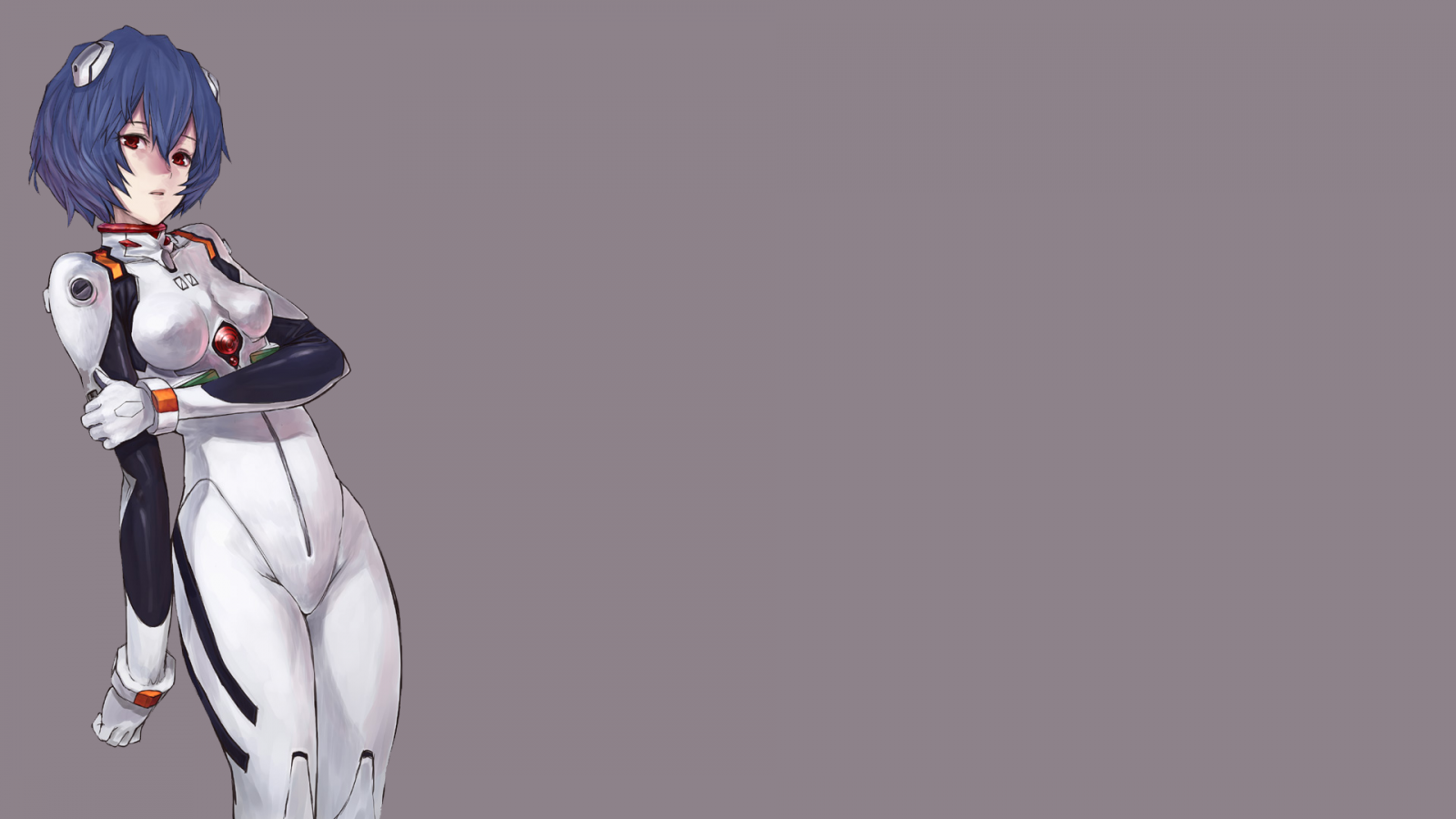 Neon Genesis Evangelion, Ayanami Rei, พื้นหลังที่เรียบง่าย, สาวอะนิเมะ, อะนิเมะ